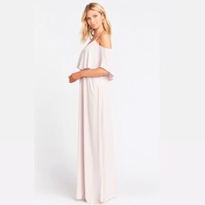 Show Me Your Mumu Caitlin Ruffle Maxi Dress in Show Me The Ring